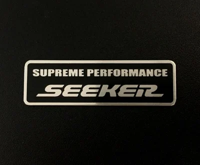 Seeker Metal Plate Sticker (50mm x 15mm)