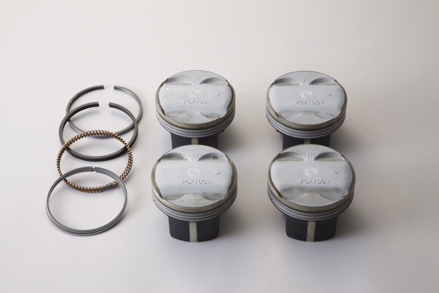 Spoon Oversize Piston Set (including Piston Rings)