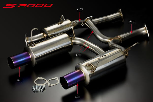 Toda Racing 70mm Exhaust System