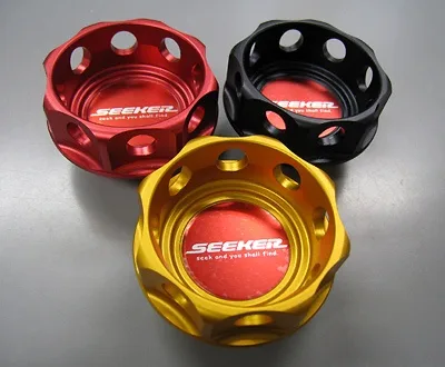 Seeker Super Lightweight Oil Filler Cap (Black)