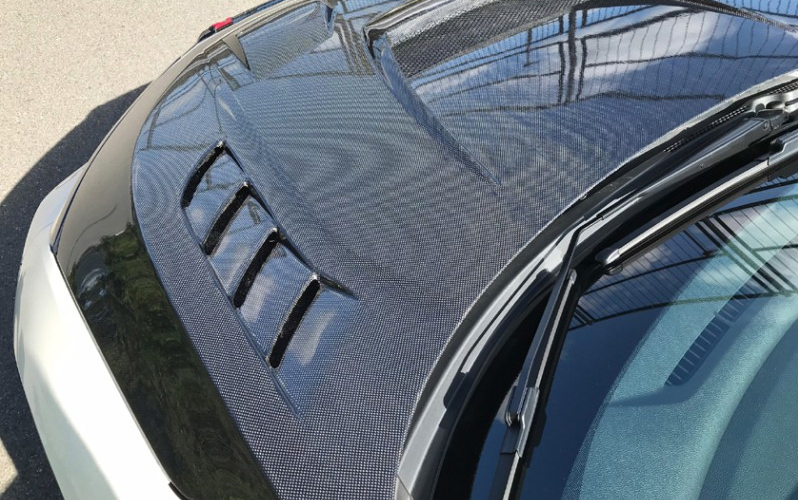 J's Racing Aero Bonnet Type V (Carbon/FRP)