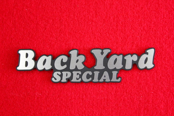 Backyard Special Stainless Steel Emblem Type 1