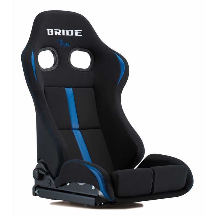 Bride Stradia III Reims Reclining Seat (Black with Blue / FRP / Low Cushion)