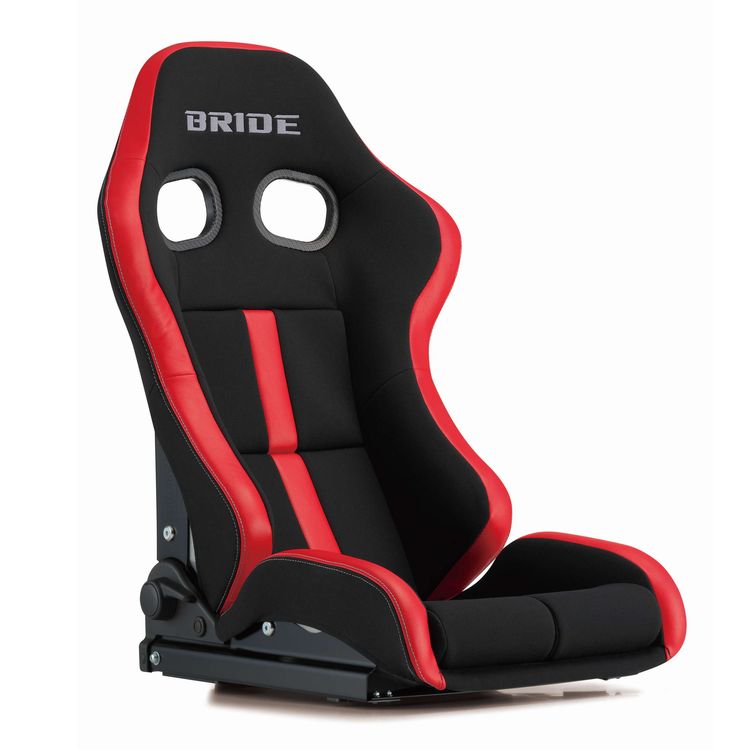 Bride Stradia III Evo-S Reclining Seat (Black with Red)