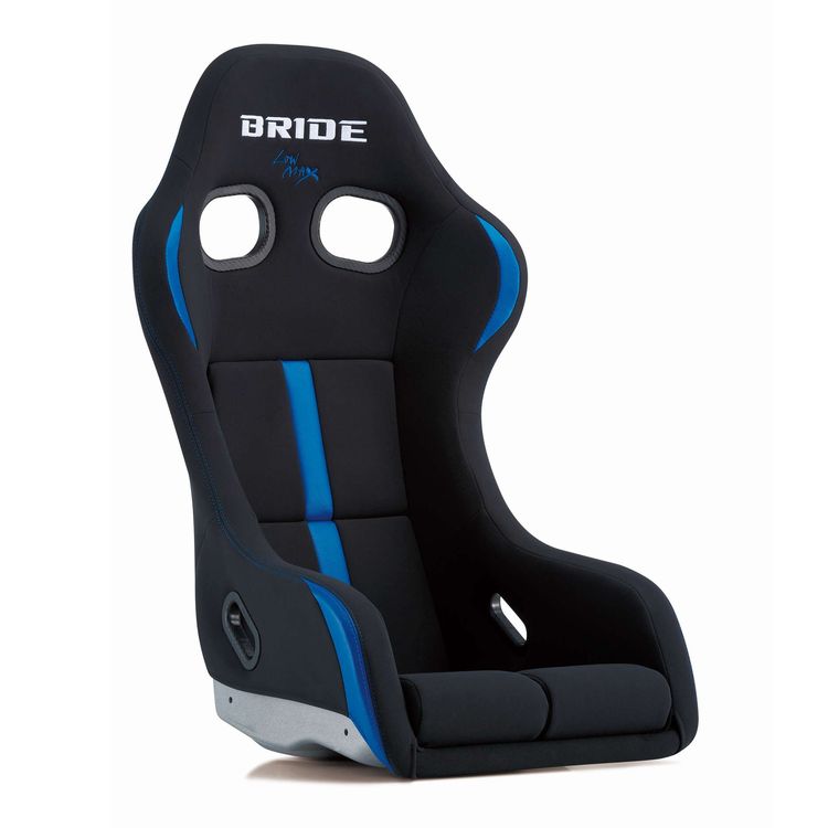 Bride Zeta IV Reims Bucket Seat (Black with Blue Stripe / FRP)