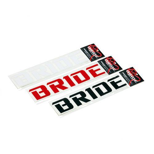 Bride Logo Sticker (Red / 35mm x 213mm)