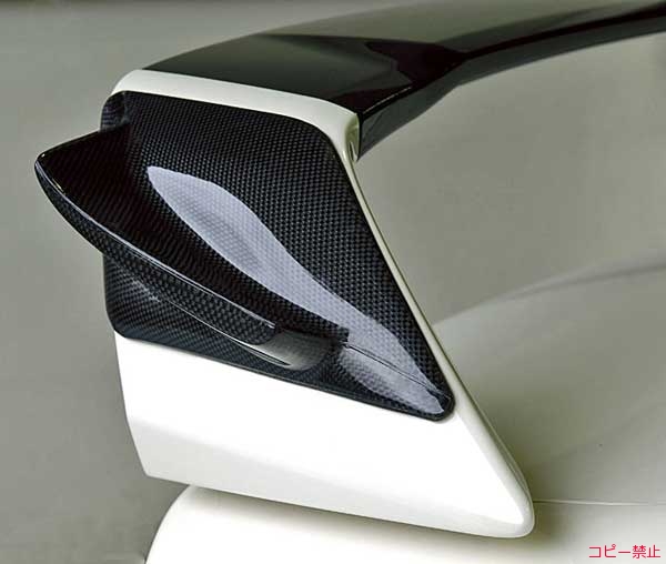 FEEL's Rear Spoiler Side Aero Spoilers (Plain Weave Carbon)