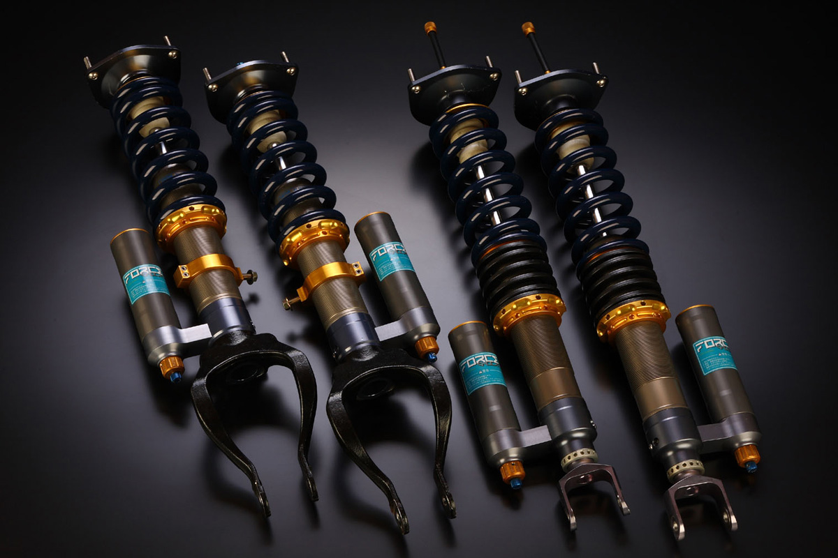 Midori Seibi Nitron Force 3 Way Pro Coilover Kit