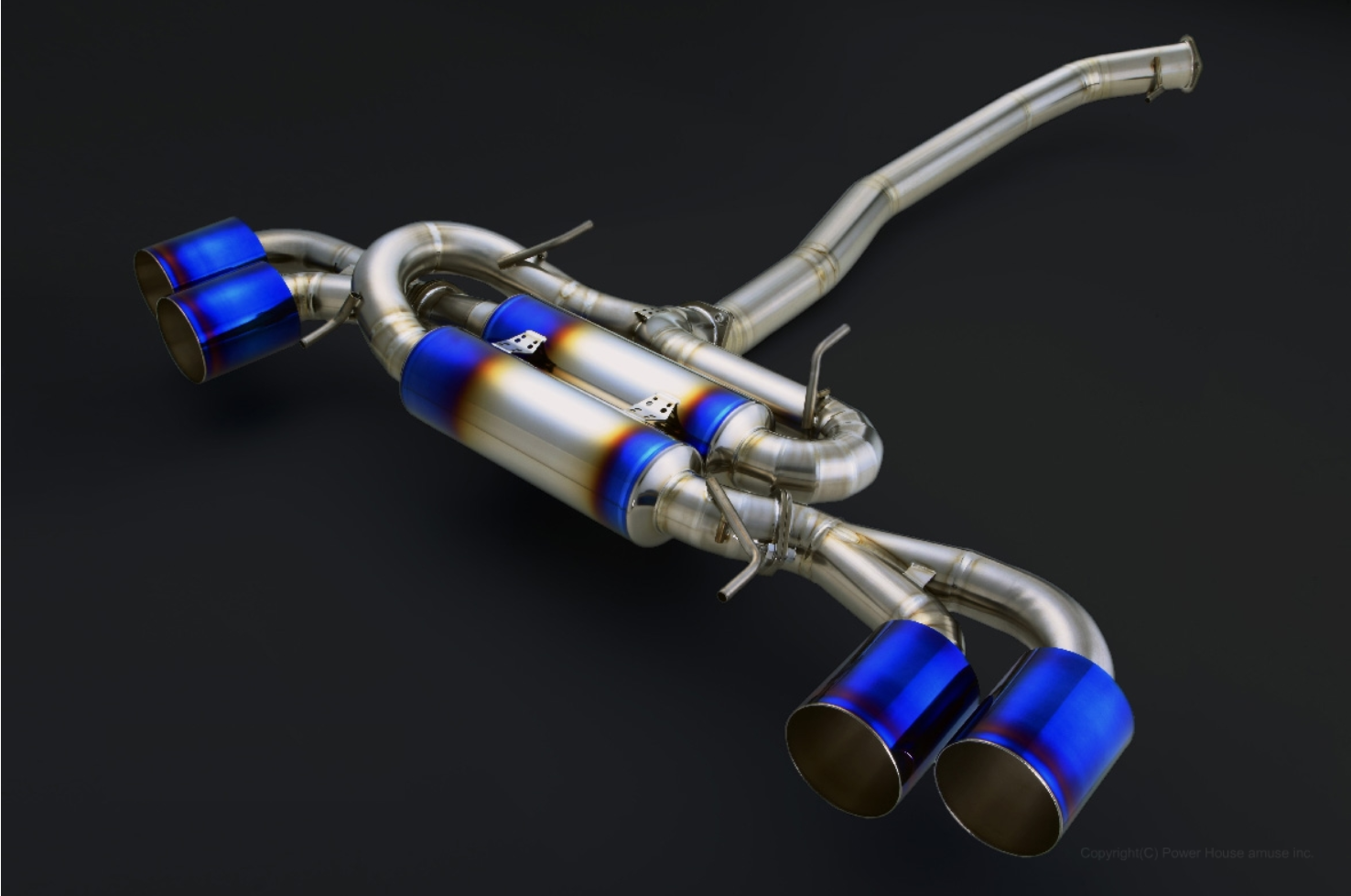 R1 Titan Extra Gold Ring 90mm Exhaust System