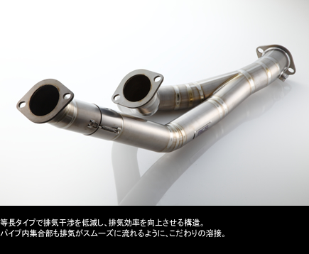 MCR Titanium Front Pipe