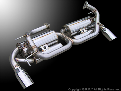 Racing Factory Yamamoto GT Exhaust System Version 4 Silent Version (Stainless)