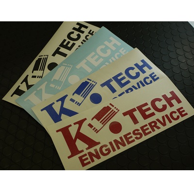 K-Tech Engine Service 200mm Sticker