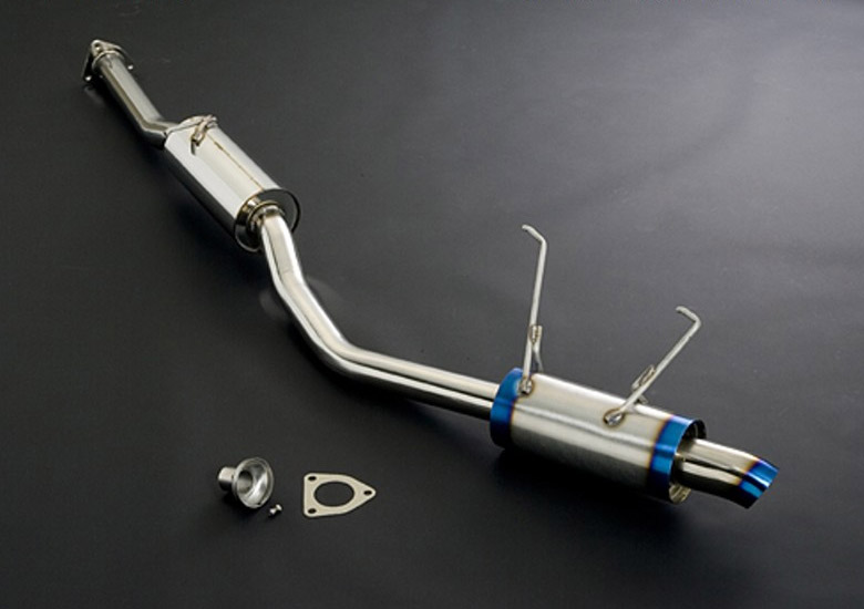 J's Racing T304 Semi Titanium 60RS Exhaust System (Single)