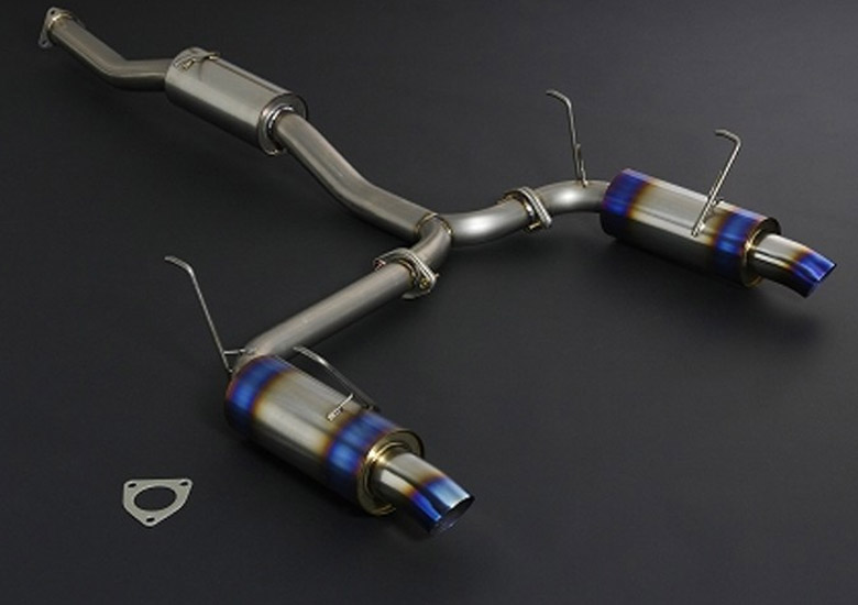 J's Racing T304 Semi Titanium 70RS Exhaust System (Double)