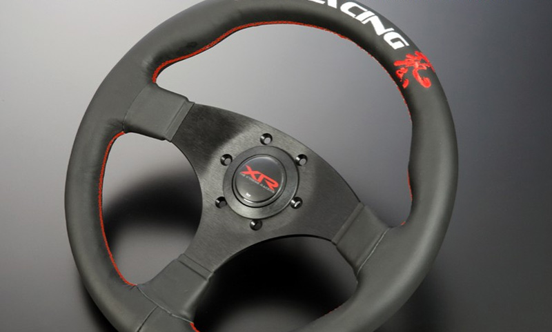 J's Racing XR Type-F Steering Wheel (Leather)