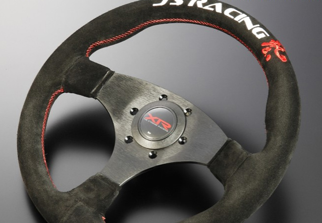 J's Racing XR Type-F Steering Wheel (Suede)